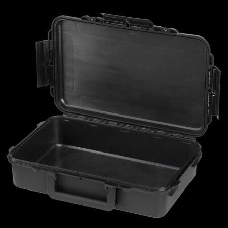 Fotokoffer schwarz 46x36x18 cm mit Pad-Einlage